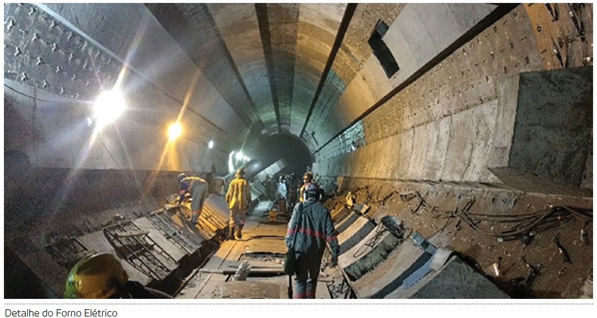 ANGLO AMERICAN REFORMA DO FORNO ELÉTRICO INTEGRA REFRATÁRIO MECÂNICA E ISOLAMENTO TÉRMICO 1